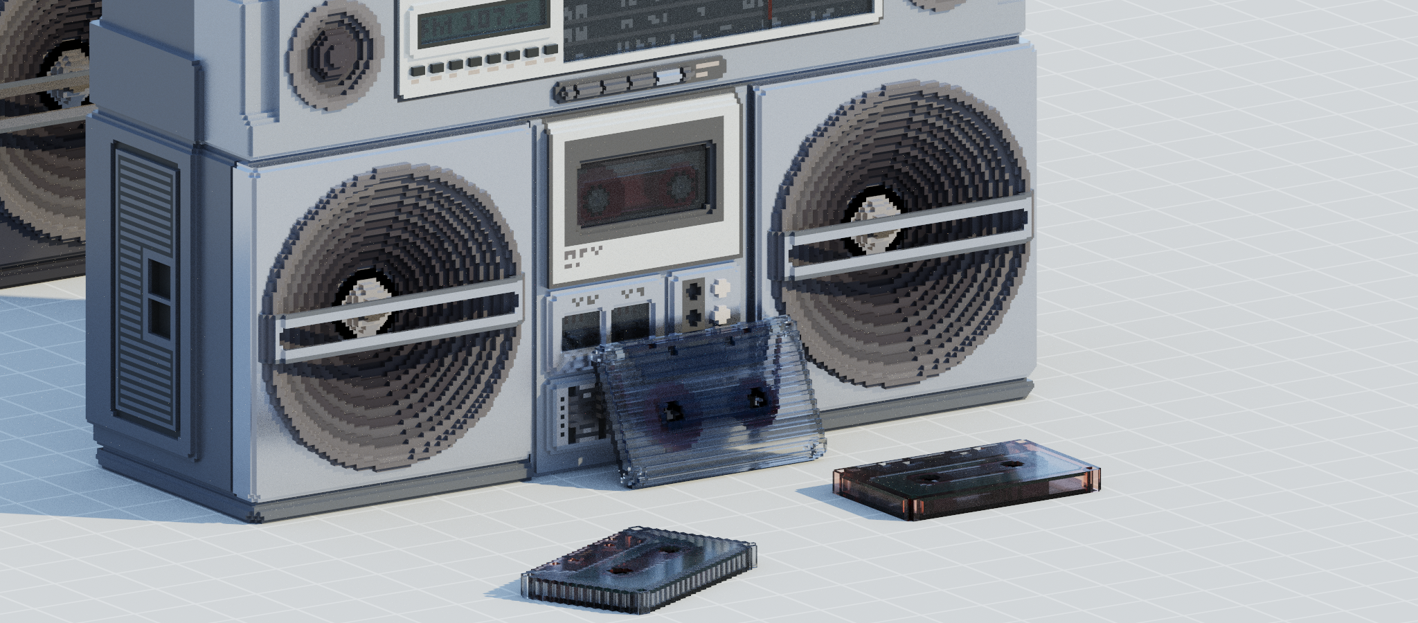 Lighting and Rendering in MagicaVoxel